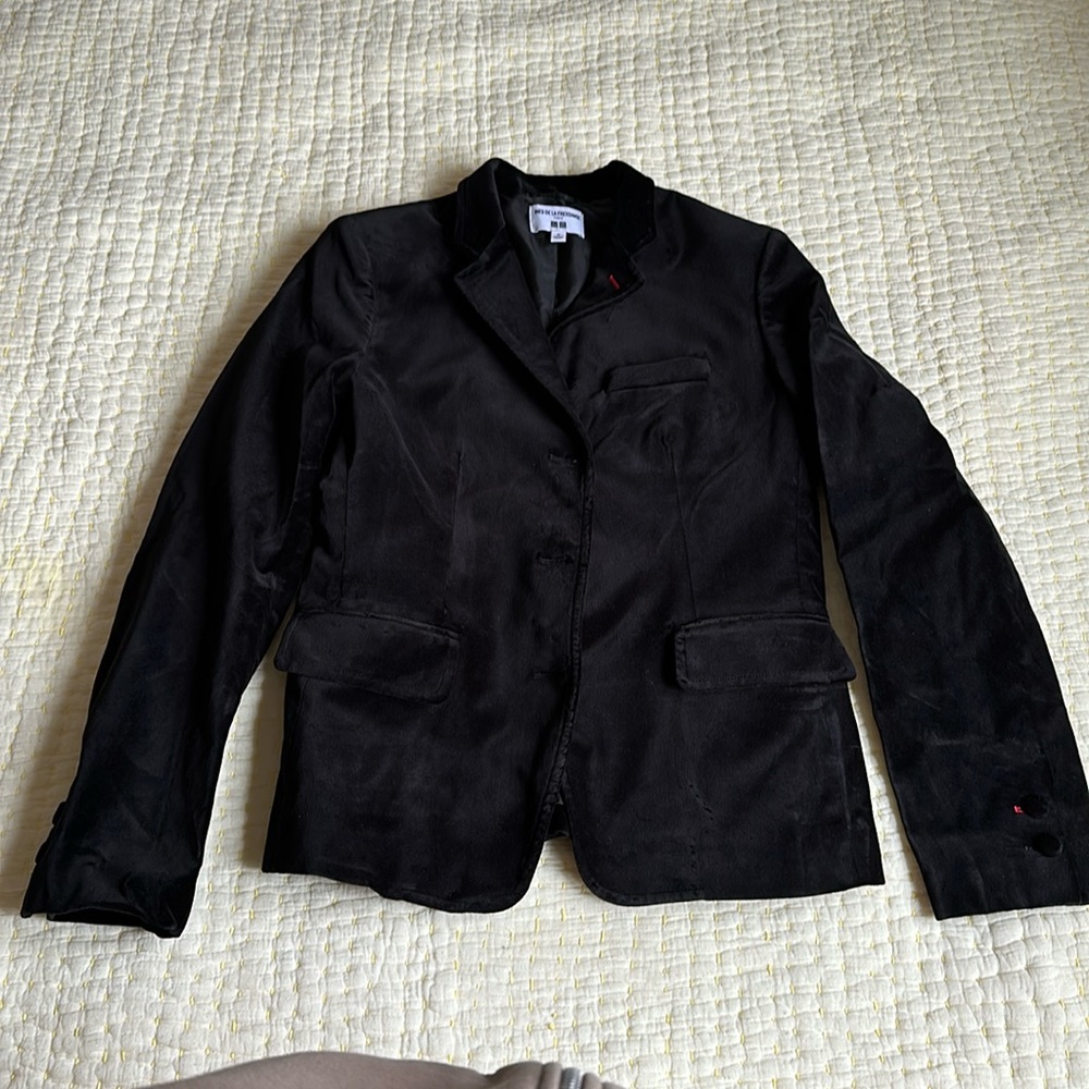 Ines de la Fressange Velvet Blazer